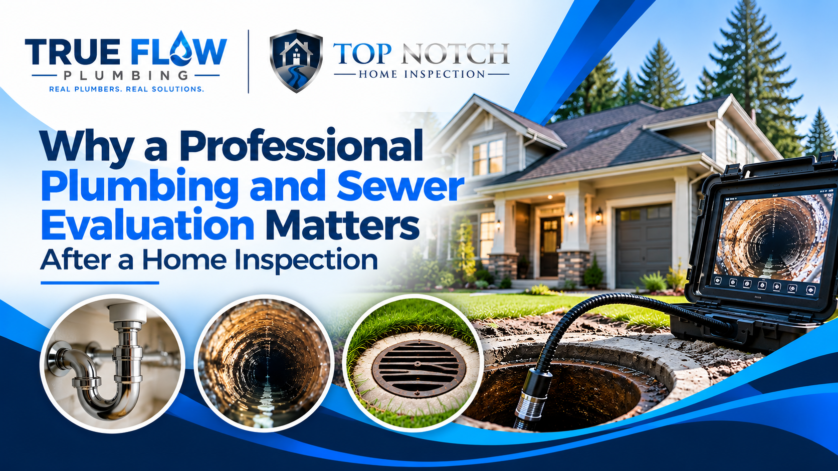 Plumbing and Sewer Evaluation After a Home Inspection